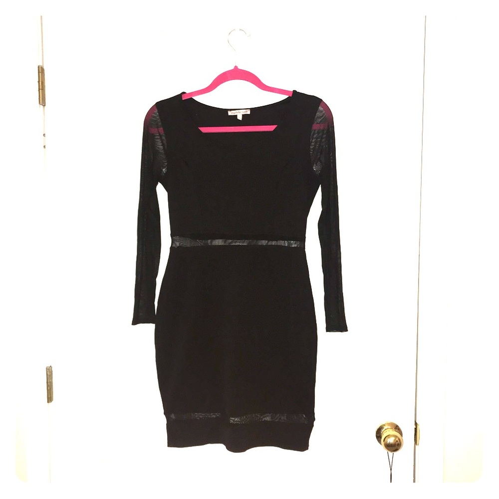 Charlotte Russe Black and Mesh Dress